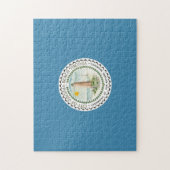 バージニアビーチ州旗(バージニア州,米国) ジグソーパズル (縦)