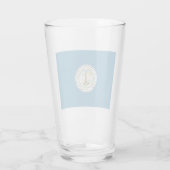 バージニアビーチ州旗（バージニア州，米国） タンブラーグラス (裏面)