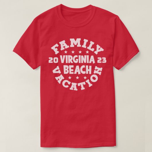 バージニアビーチ2023 1 Tシャツ (デザイン正面)