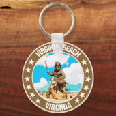 バージニアビーチ キーホルダー (正面)