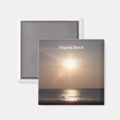 バージニアビーチ、サンライズ マグネット (正面/裏面)