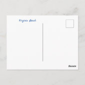 バージニアビーチ(バージニア) ポストカード (裏面)