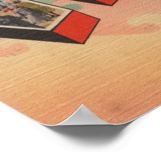 バージニアビーチ，バージニア – ラージレターシーン ポスター (角)