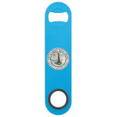 バージニアビーチ（バージニア）市旗 スピード栓抜き (正面)