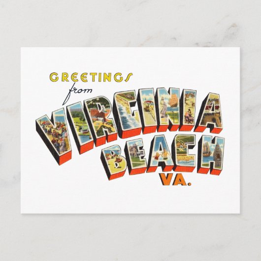 バージニアビーチ ポストカード (正面)