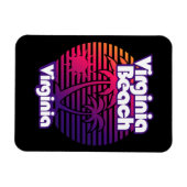 バージニアビーチ マグネット (横)