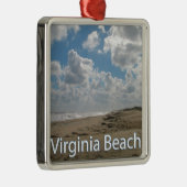 バージニアビーチVAバージニアコースト メタルオーナメント (右)