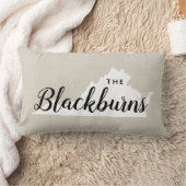 バージニアファミリーモノグラム州装飾用クッション ランバークッション (ブランケット)