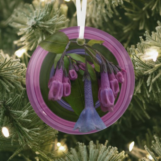 バージニアブルーベルズガラスサークルオーナメント ガラスオーナメント (インサイチュ)