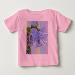 バージニアブルーベルズワイルドフラワーベビー乳児Tシャツ ベビーTシャツ