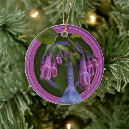 バージニアブルーベルセラミックスサークルオーナメント セラミックオーナメント (ツリー)
