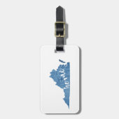 バージニアホームウッドグレイン ラゲッジタグ (正面縦)