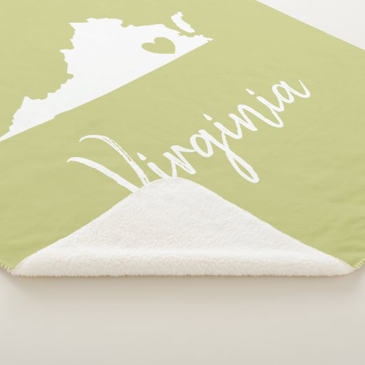 バージニアホーム州フリースブランケット シェルパブランケット (3/4)