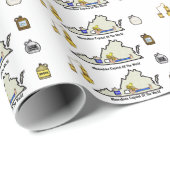 バージニアムーンシャインラッピング紙Ver.2 ラッピングペーパー (ロールコーナー)