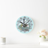 バージニアライトハウス ラウンド壁時計 (ホーム)