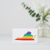 バージニアレインボー 名刺 (スタンド正面)