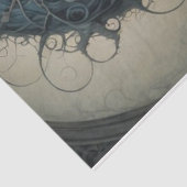 バージニア不気味な女性スカルデクページ紙 薄葉紙 (詳細)