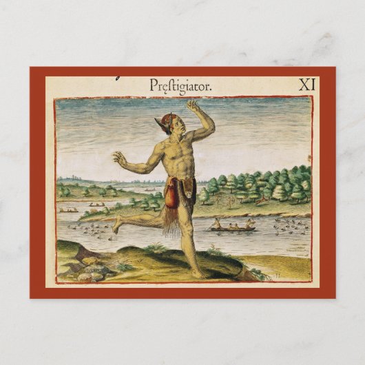 バージニア出身のマジシャン ポストカード (正面)