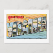 バージニア州からの挨拶 ポストカード (正面)