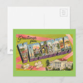 バージニア州からの挨拶 ポストカード (正面/裏面)