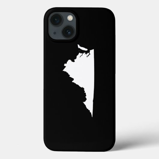 バージニア州の白と黒 Case-Mate iPhoneケース (裏面)