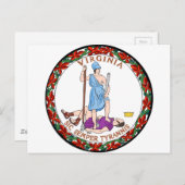 バージニア州の紋章.jpg ポストカード (正面/裏面)