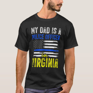 バージニア州の警察官パパ Tシャツ