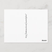 バージニア州は恋人のため、ようこそバージニアのサイン ポストカード (裏面)