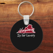 バージニア州は恋人向きだ キーホルダー (正面)