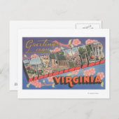 バージニア州ウィンチェスター – ラージ・レター・シーン ポストカード (正面/裏面)