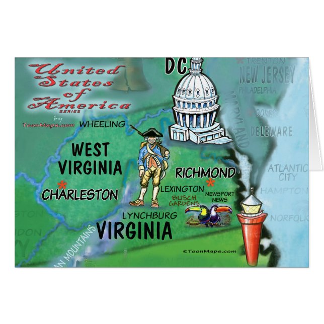 バージニア州ウェストバージニア州（アメリカ） (正面横)