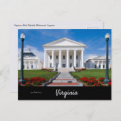 バージニア州キャピトルリッチモンドバージニア ポストカード (正面/裏面)