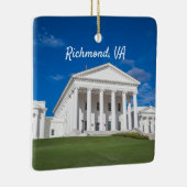 バージニア州キャピトル建物 セラミックオーナメント (右)
