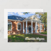 バージニア州グロスターにある古い裁判所 ポストカード (正面/裏面)