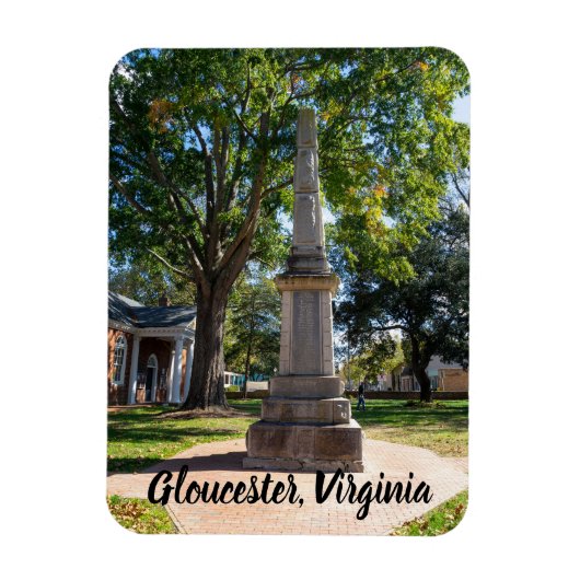 バージニア州グロスターの歴史地区 マグネット (縦)