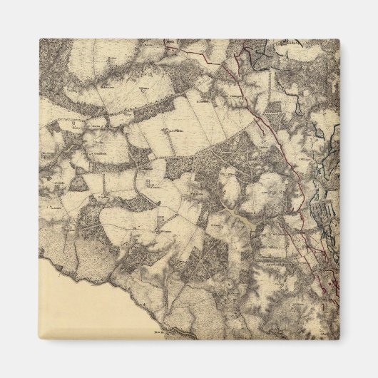 バージニア州コールドハーバー マグネット (正面)