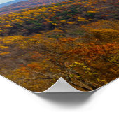 バージニア州シェナンドア国立公園の秋 ポスター (角)