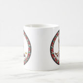 バージニア州シール、バージニア州旗 コーヒーマグカップ (中央)