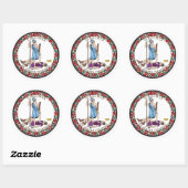 バージニア州シール、バージニア州旗 ラウンドシール (シート)