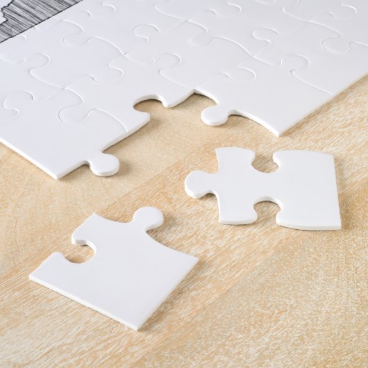 バージニア州タイポグラフィ ジグソーパズル (側面)