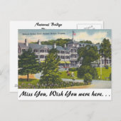 バージニア州ナチュラルブリッジ ポストカード (正面/裏面)