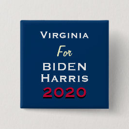 バージニア州バイデン氏HARRIS 2020キャンペーンボタン 缶バッジ