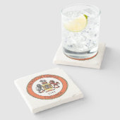 バージニア州フェアファックス郡の封印 ストーンコースター (横)