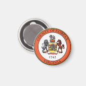 バージニア州フェアファックス郡の封印 マグネット (正面/裏面)