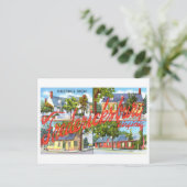 バージニア州フレデリックスバーグからのヴィンテージ挨拶 ポストカード (スタンド正面)