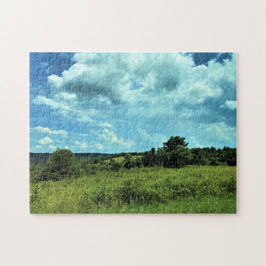 バージニア州フロイドの近くのブルーリッジパークウェイ ジグソーパズル (横)