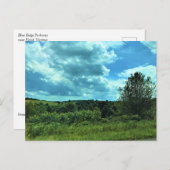 バージニア州フロイドの近くのブルーリッジパークウェイ ポストカード (正面/裏面)