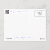 バージニア州ブルーベルのコーディネート項目 ポストカード (裏面)