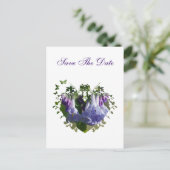 バージニア州ブルーベルズワイルドフラワー – 日付を保存 案内ポストカード (スタンド正面)