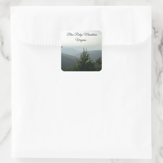 バージニア州ブルーリッジマウンテンズ スクエアシール (バッグ)